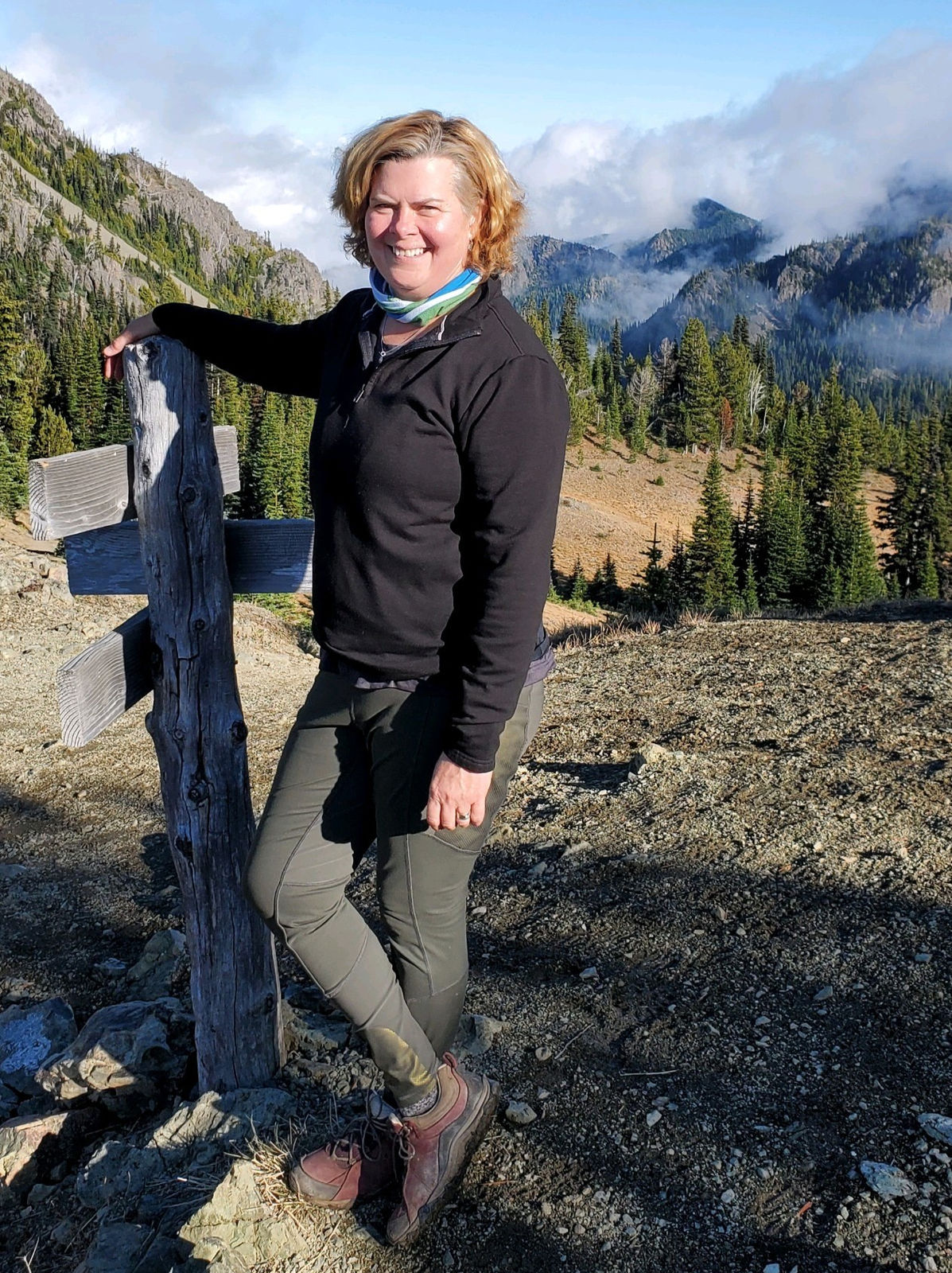 Members of the Friends of Olympic National Park board and volunteers